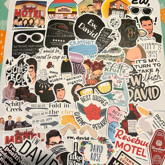 Other - Brand new lot of 50 Schitts Creek vinyl stickers